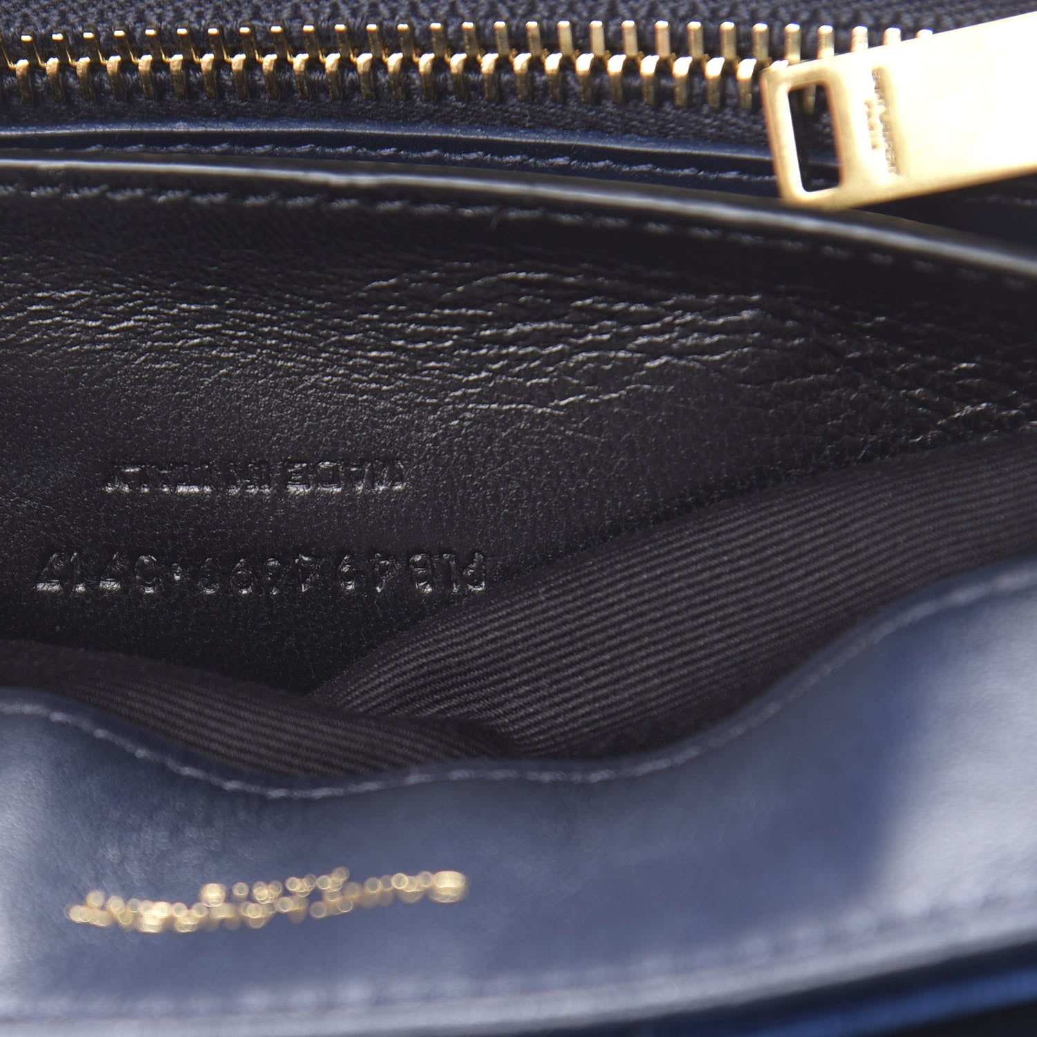 Saint Laurent Velvet Y Quilted Monogram Small Loulou Chain Satchel Medium Blue 6 of 13