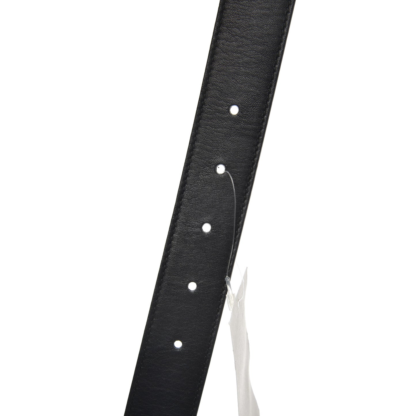 Calfskin Tiger Head Buckle Belt 80 32 Black