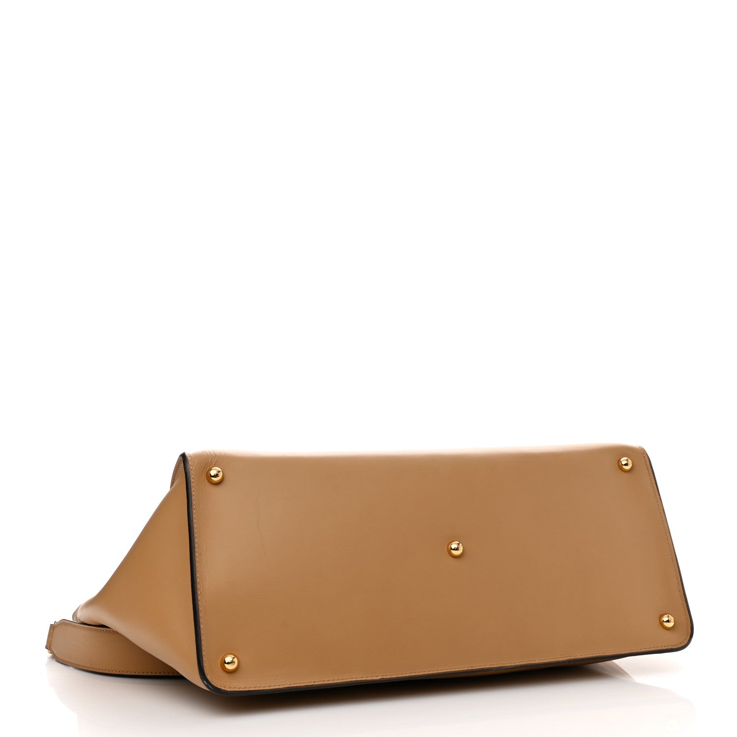 Fendi Vitello King Medium Fendi Way Tote Miele Scuro 4 of 13