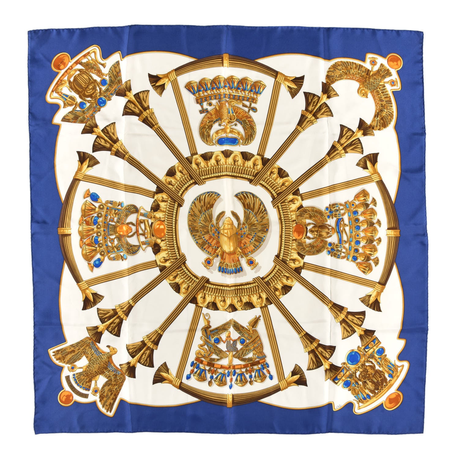 Hermes Scarf Scarabees Eu Pectoraux 90 1 of 5