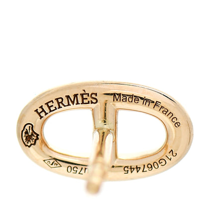 Hermes 18K Yellow Gold TPM Farandole Stud Earrings 4 of 6