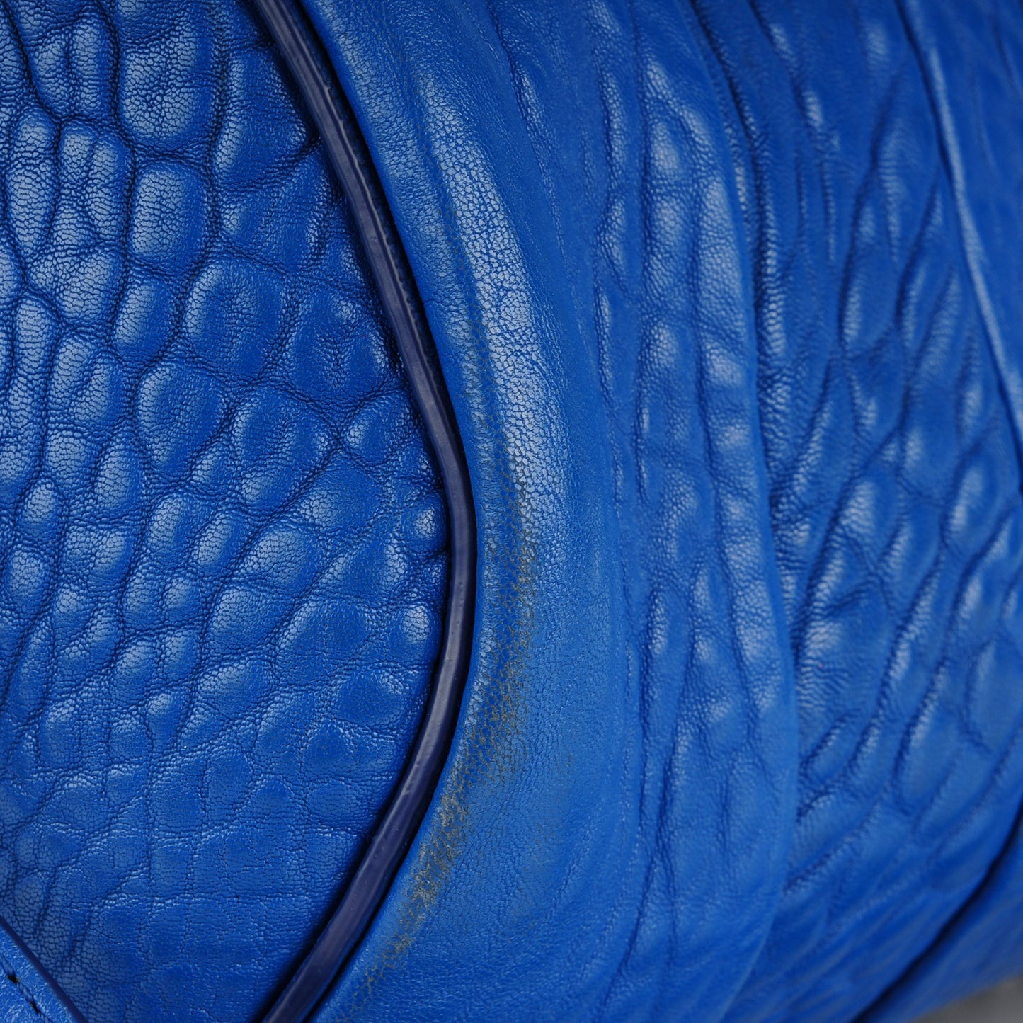 Pebbled Lambskin Rocco Royal Blue