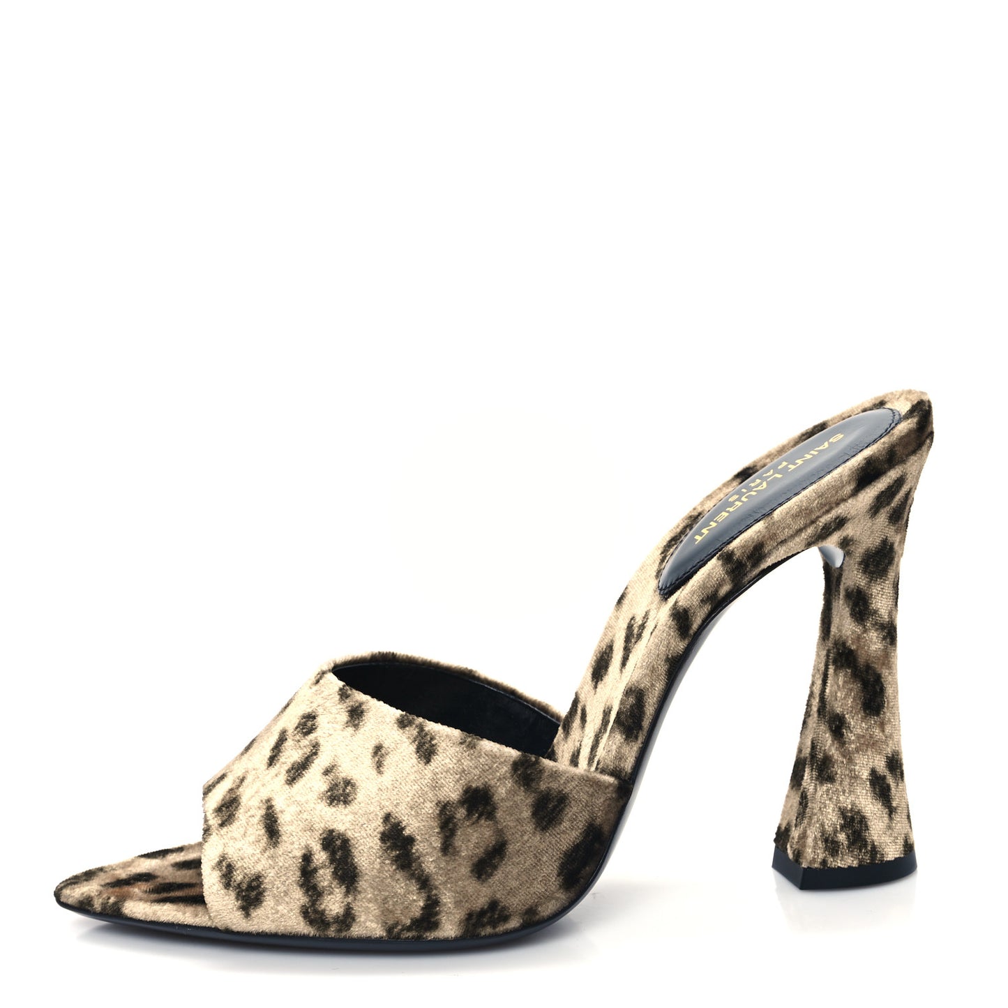 Velvet Leopard Print Gippy 105 Sandals 38 Manto Naturale