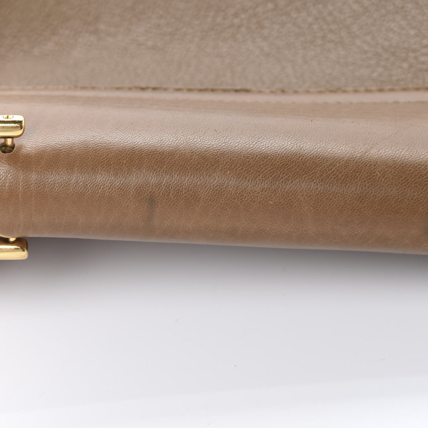 Grained Lambskin Drew Shoulder Bag Woody Khaki