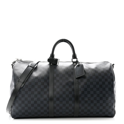 Louis Vuitton Damier Cobalt Keepall Bandouliere 55 1 of 12