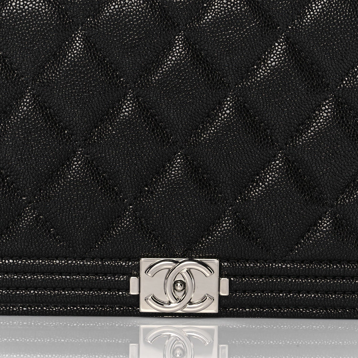 Chanel Caviar Quilted Boy Yen Wallet Black 13 of 13