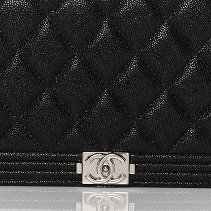 Chanel Caviar Quilted Boy Yen Wallet Black 13 of 13