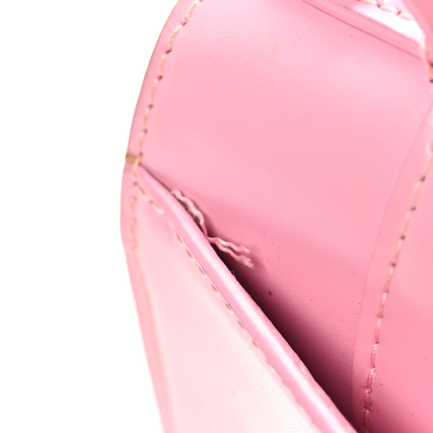 Balenciaga Shiny Box Calfskin Tonal B Hourglass Top Handle Bag XS Candy Pink 12 of 12