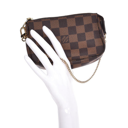 Louis Vuitton Damier Ebene Mini Pochette Accessories 2 of 9