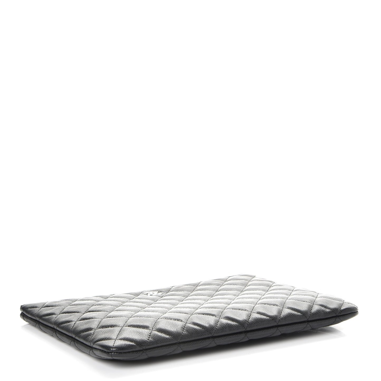 Caviar Quilted Medium Cosmetic Case Black