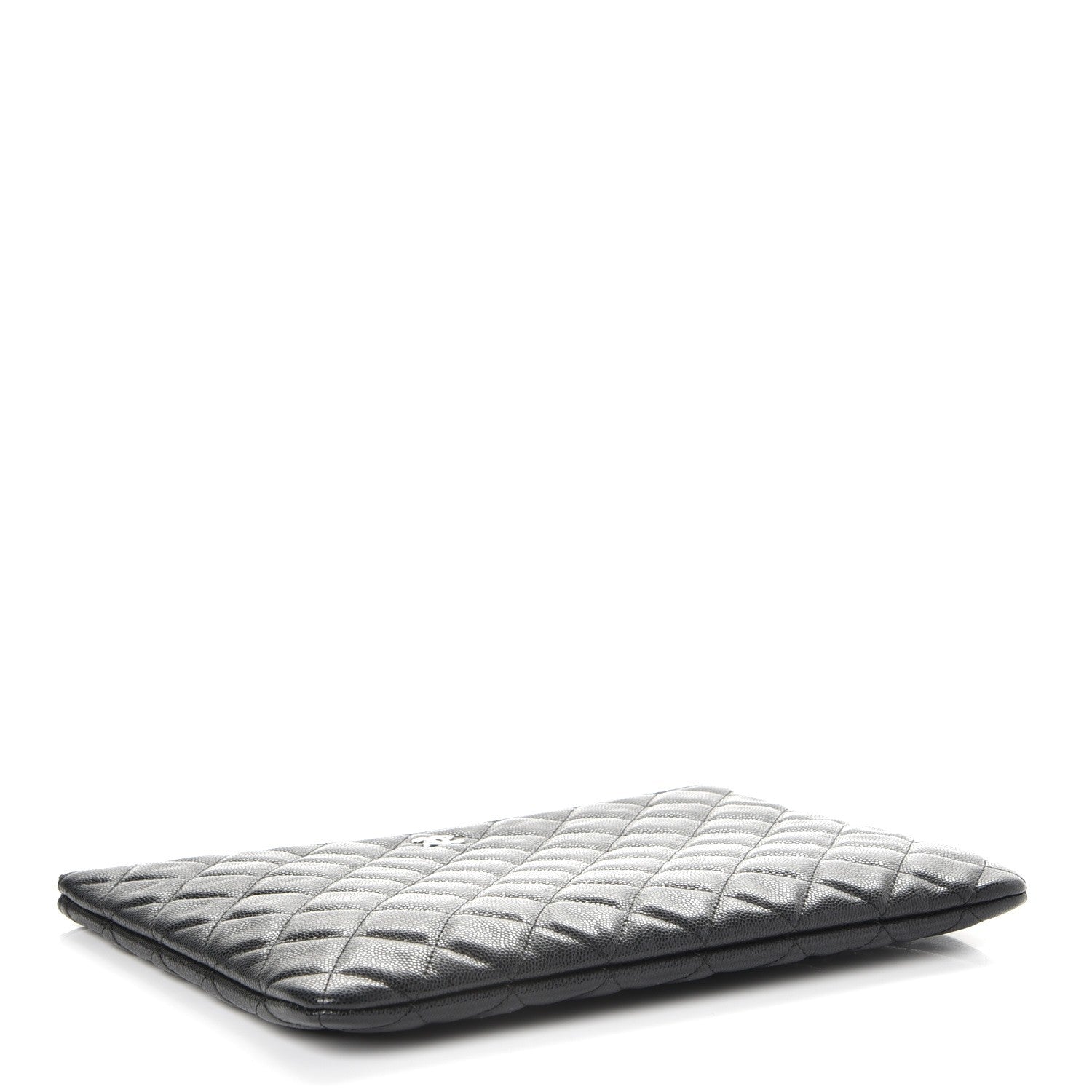 Chanel Caviar Quilted Medium Cosmetic Case Black 4 of 8