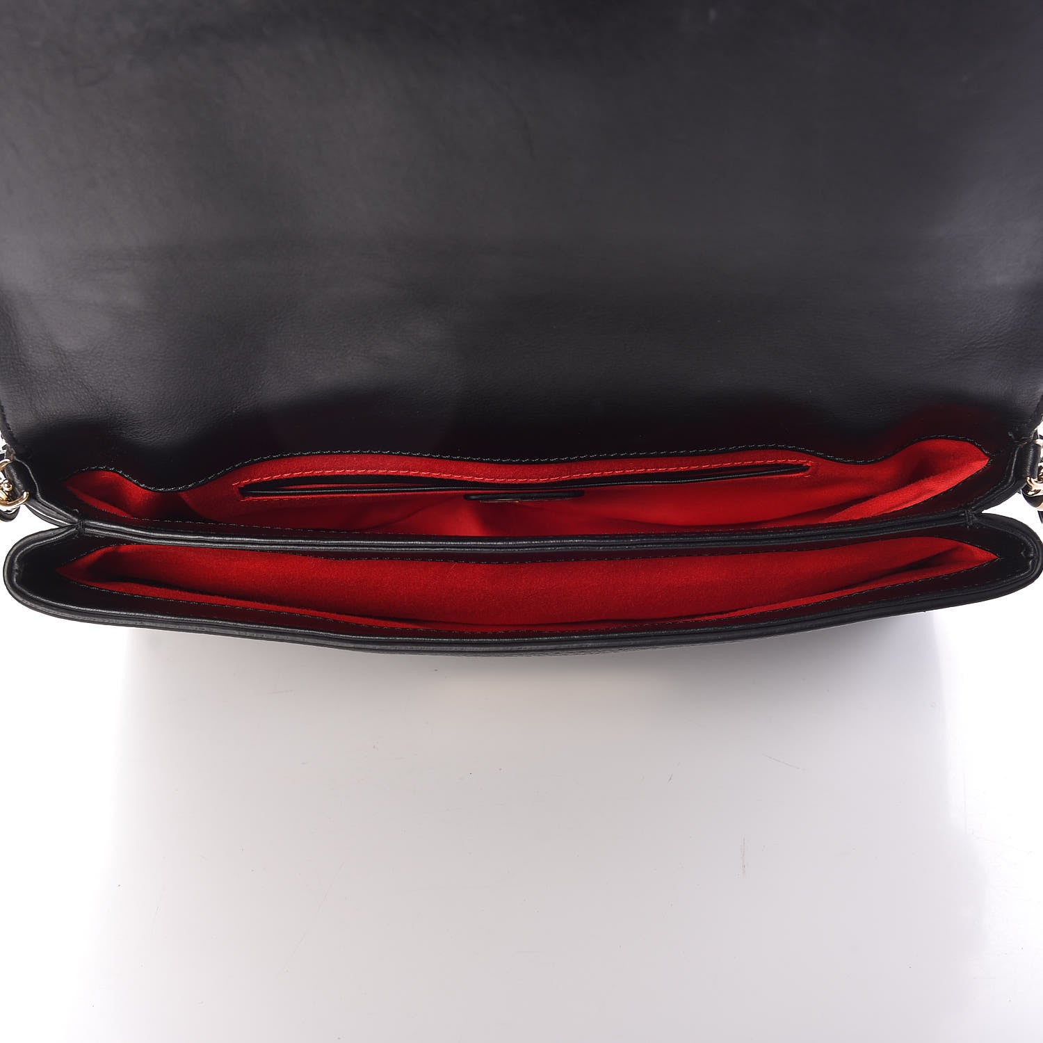 Christian Louboutin Calfskin Studded Frankenloubi Flap Crossbody Clutch Black 5 of 10
