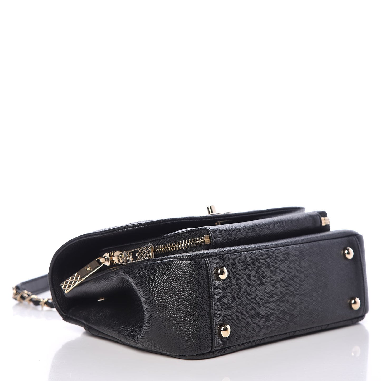 Caviar Quilted Medium Business Affinity Flap Black