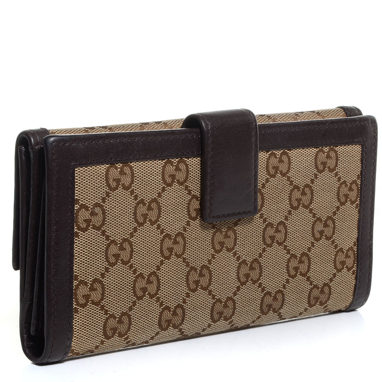 Monogram Margaux Calfskin Sukey Continental Organizer Wallet Beige Ebony Cocoa
