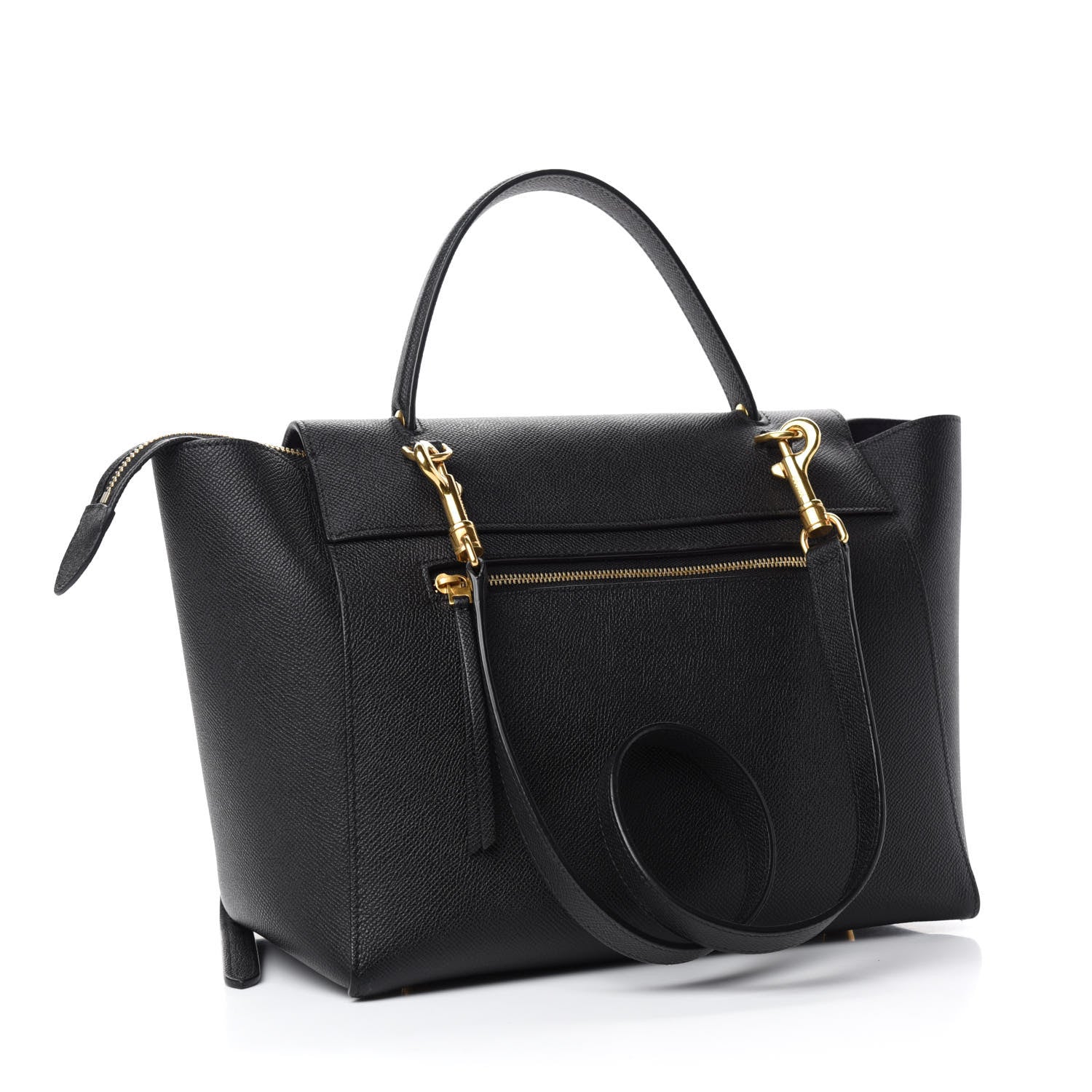 Celine Grained Calfskin Mini Belt Bag Black 3 of 10