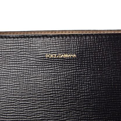Dolce & Gabbana Textured Calfskin Miss Escape Tote Black 10 of 10
