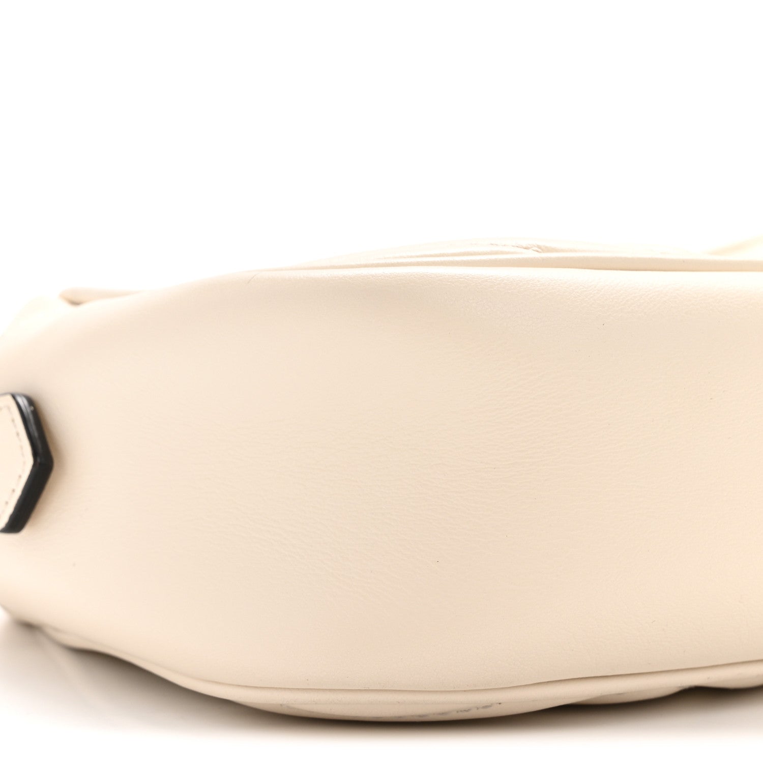 Gucci Calfskin Matelasse Small GG Marmont Chain Shoulder Bag White 9 of 14