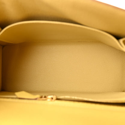 Hermes Epsom Kelly Sellier 25 Jaune Poussin 9 of 19