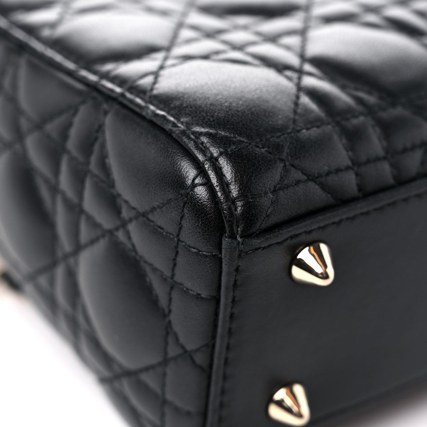 Lambskin Cannage Small My ABCDior Lady Dior Black