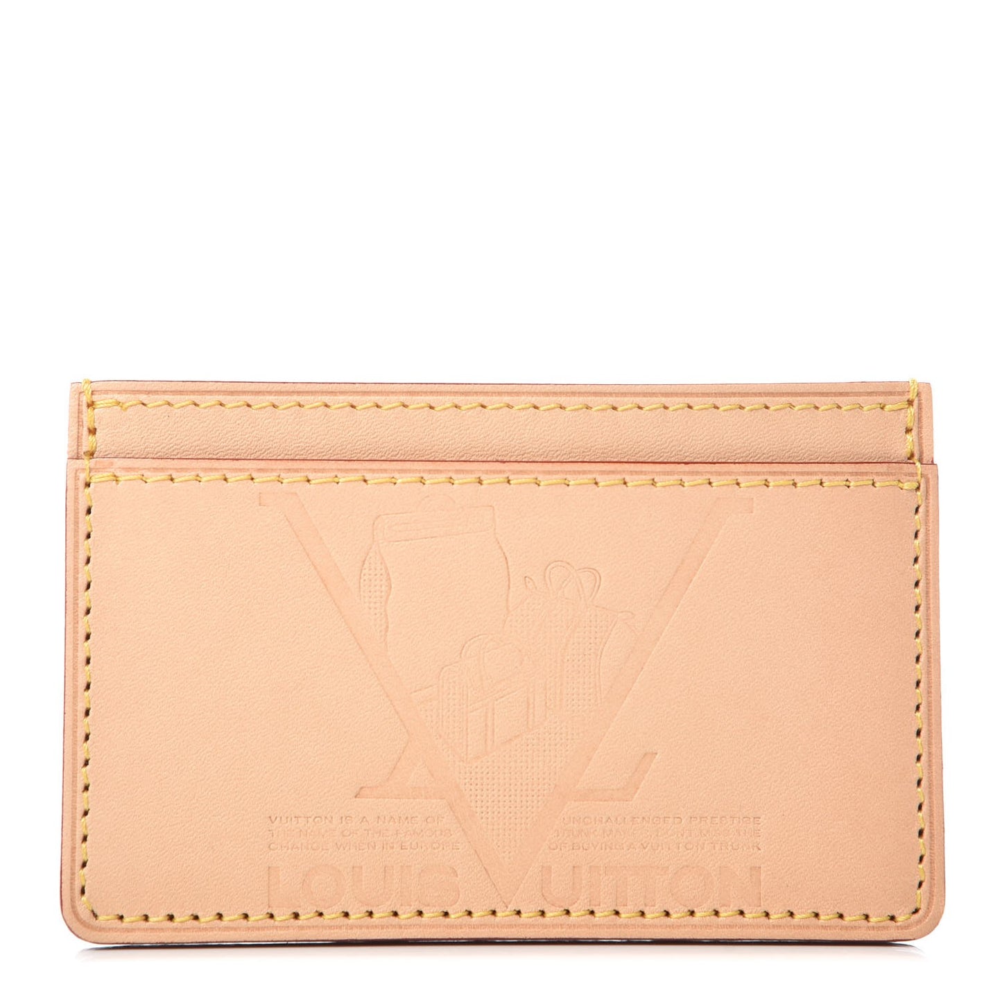 Vachetta Voyages Card Holder