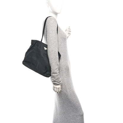 Prada Tessuto Nylon City Tote Black 2 of 9