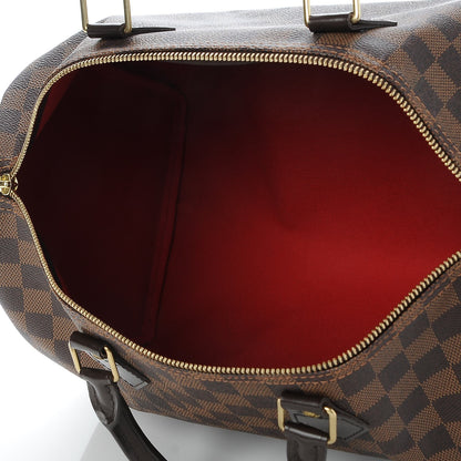 Louis Vuitton Damier Ebene Speedy 35 6 of 9