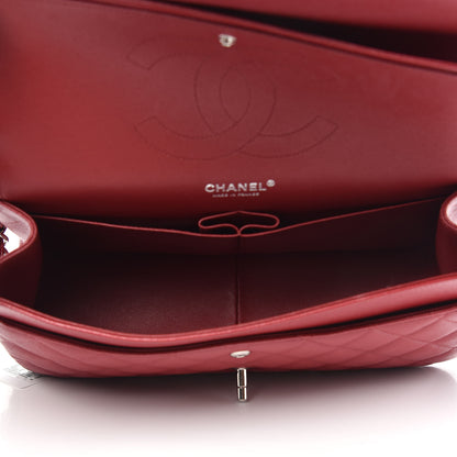 Chanel Caviar Quilted Jumbo Double Flap Red 5 of 11