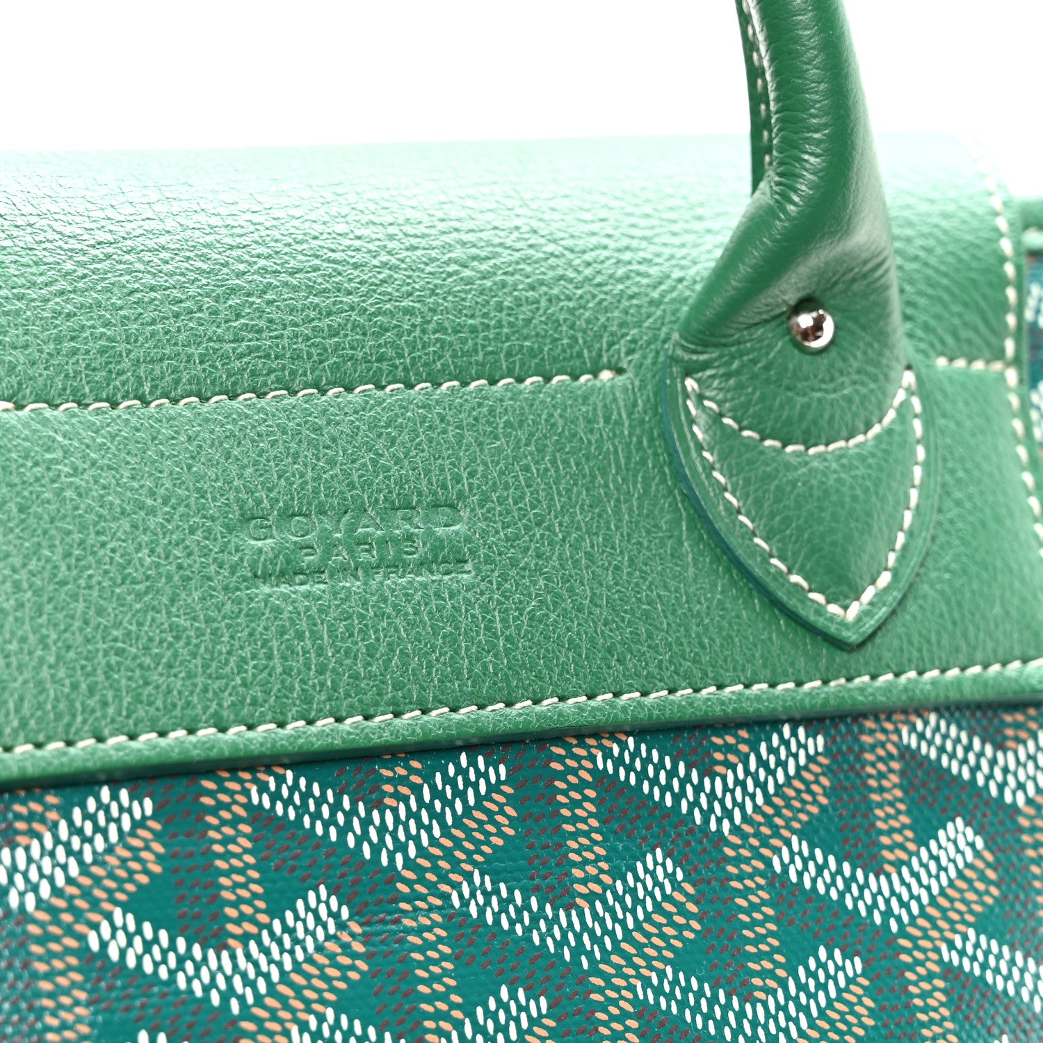 Goyard Goyardine Calfskin Mini Alpin Backpack Green 6 of 10