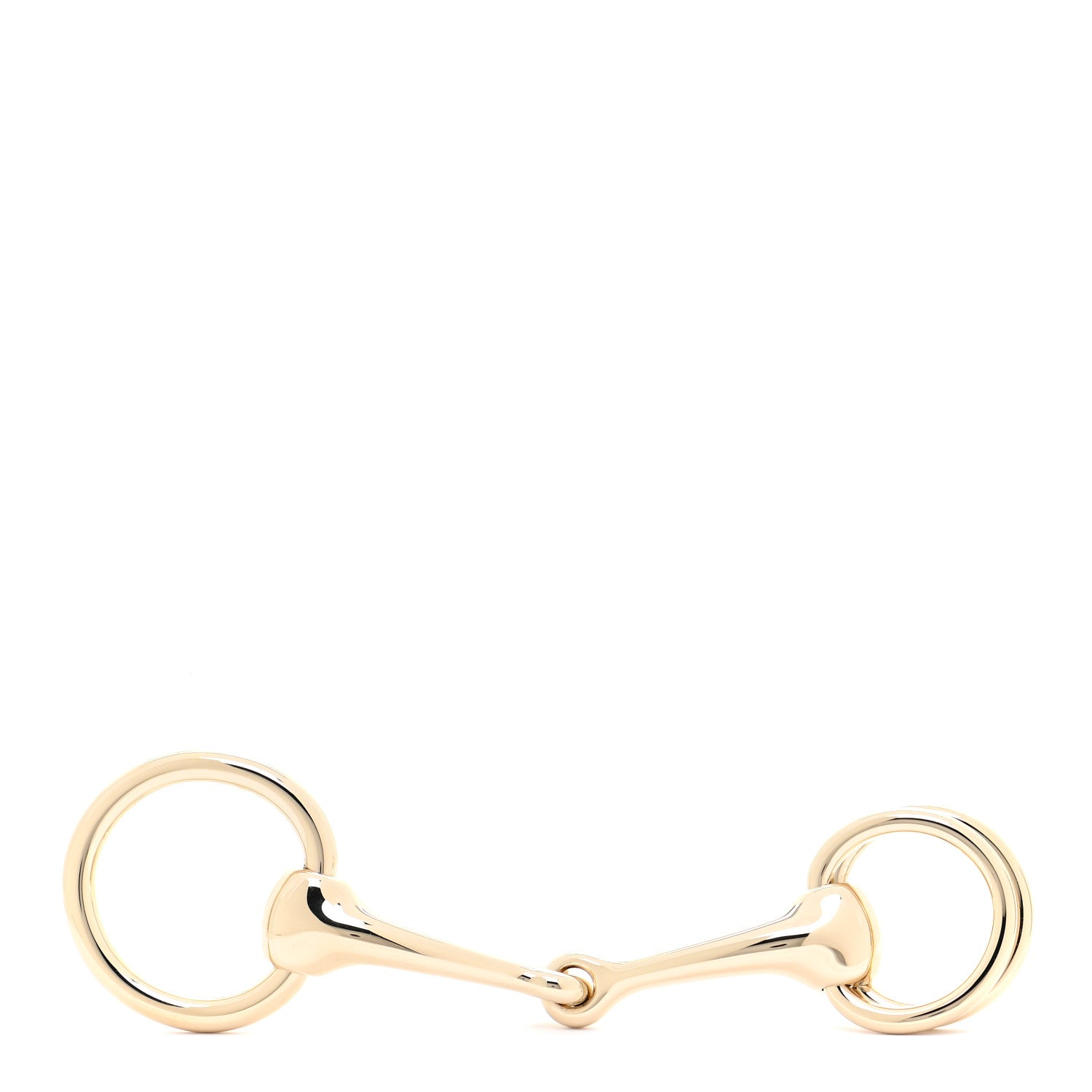 Hermes Permabrass Mors Scarf Ring Gold 1 of 5