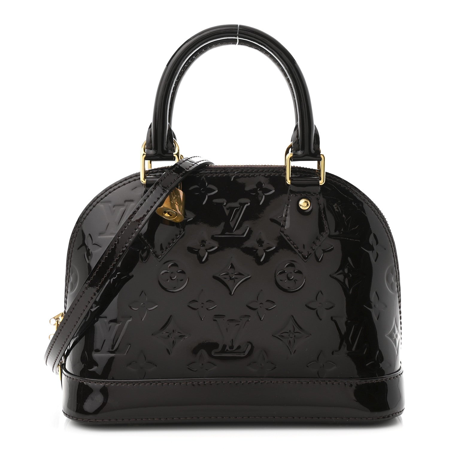 Louis Vuitton Vernis Alma BB Amarante 1 of 10