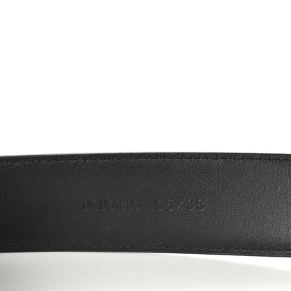 Versace Calfskin Palazzo Medusa Belt 95 38 Black 6 of 6