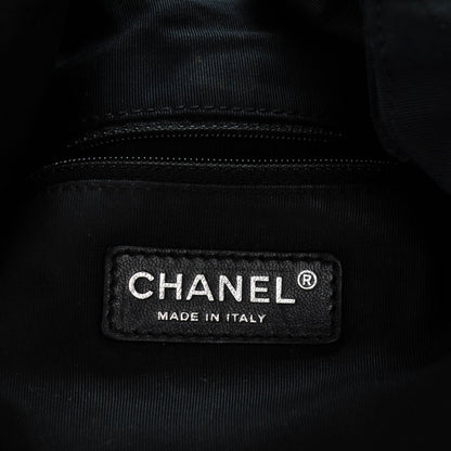 Chanel Vinyl Large Stretch Spirit Cabas Black 6 of 7