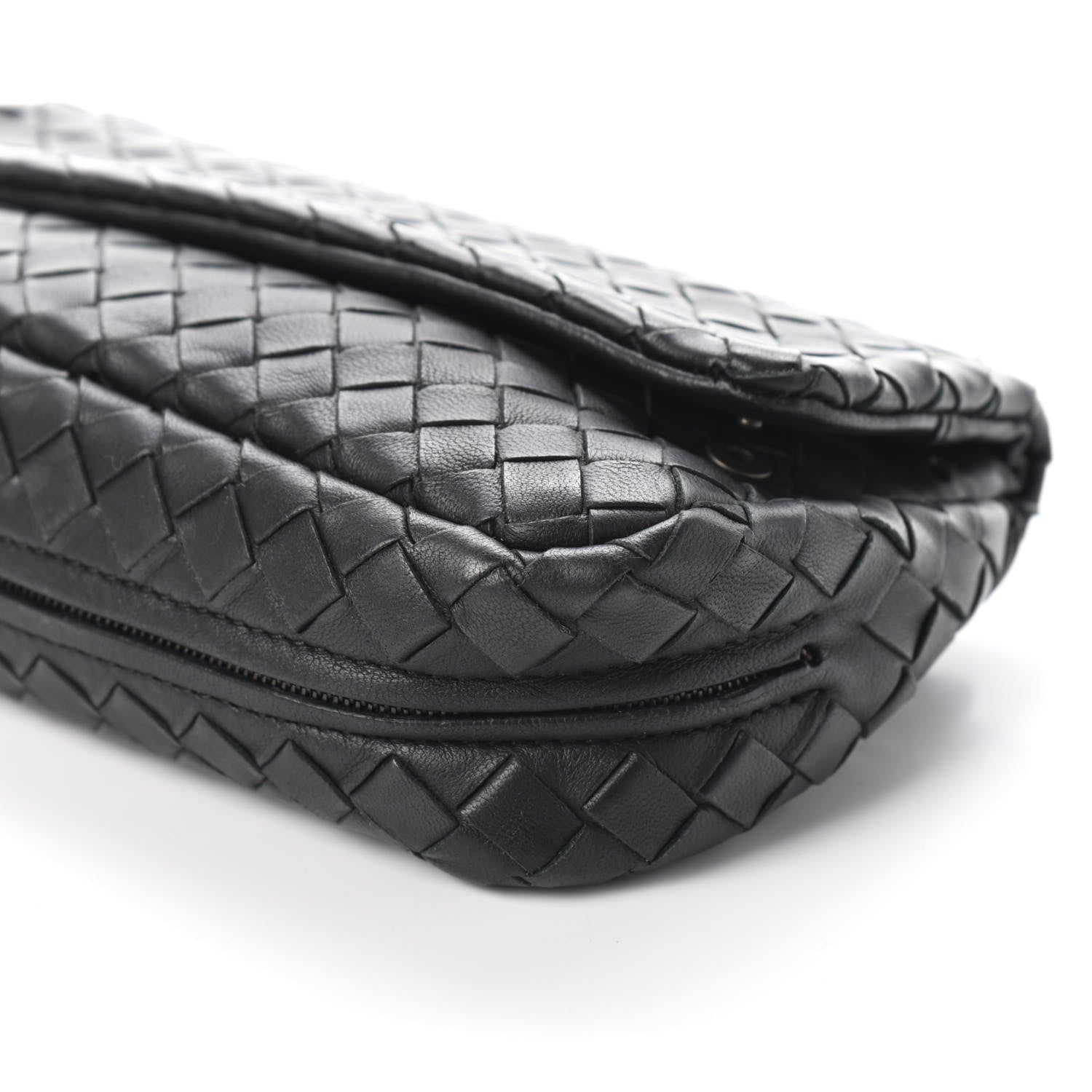 Bottega Veneta Nappa Intrecciato Small Chain Crossbody Black 10 of 10