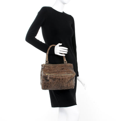 Givenchy Tumbled Sheepskin Small Pandora Charcoal 3 of 9