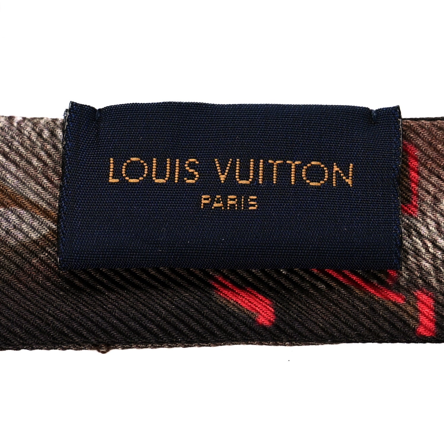 Louis Vuitton Silk Monogram Fall In Love 3D Bandeau Brown 2 of 3