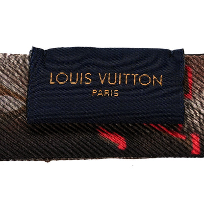 Louis Vuitton Silk Monogram Fall In Love 3D Bandeau Brown 2 of 3