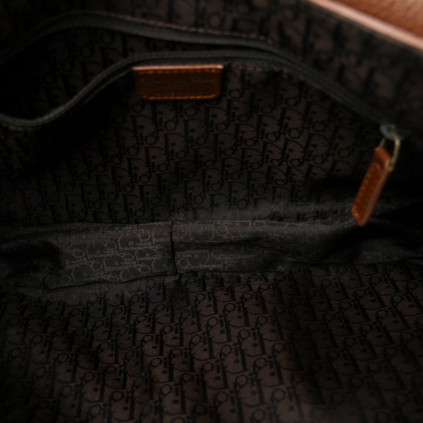 Pebbled Calfkskin Braided Medium Gaucho Double Saddle Bag Brown