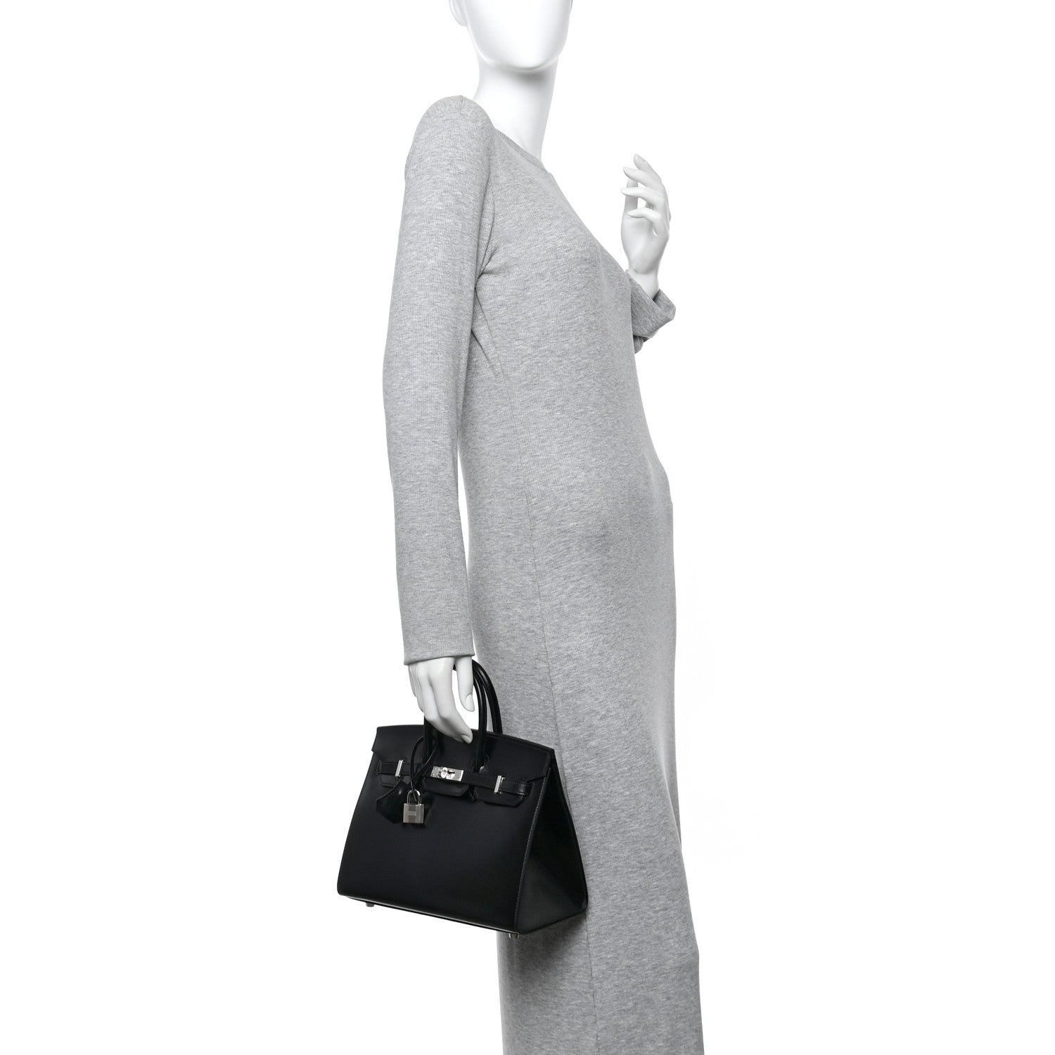 Hermes Box Birkin Sellier 25 Black 2 of 11