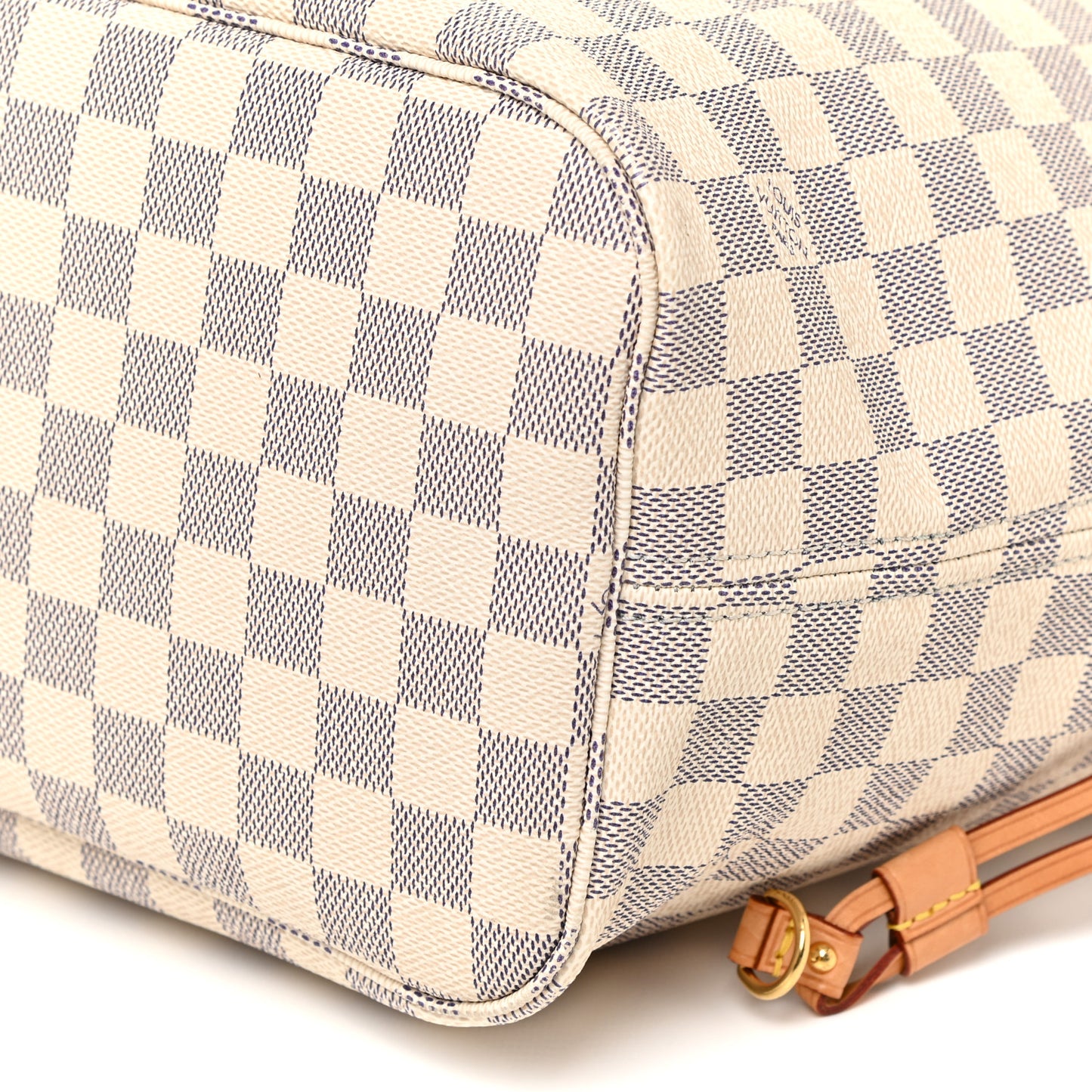 Damier Azur Neo Neverfull MM Rose Ballerine
