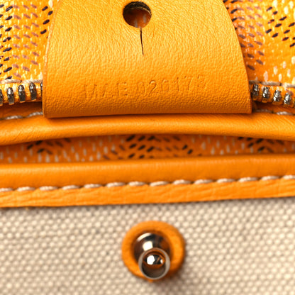 Goyard Goyardine Artois PM Yellow 7 of 9