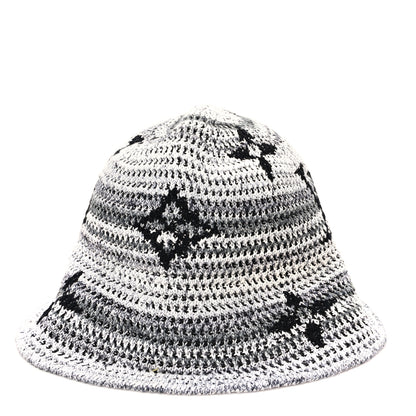 Louis Vuitton Crochet Monogram LV Bucket Hat S Grey Multicolor 3 of 8