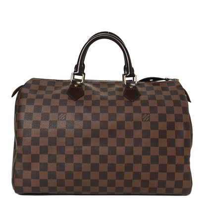 Louis Vuitton Damier Ebene Speedy 35 1 of 12
