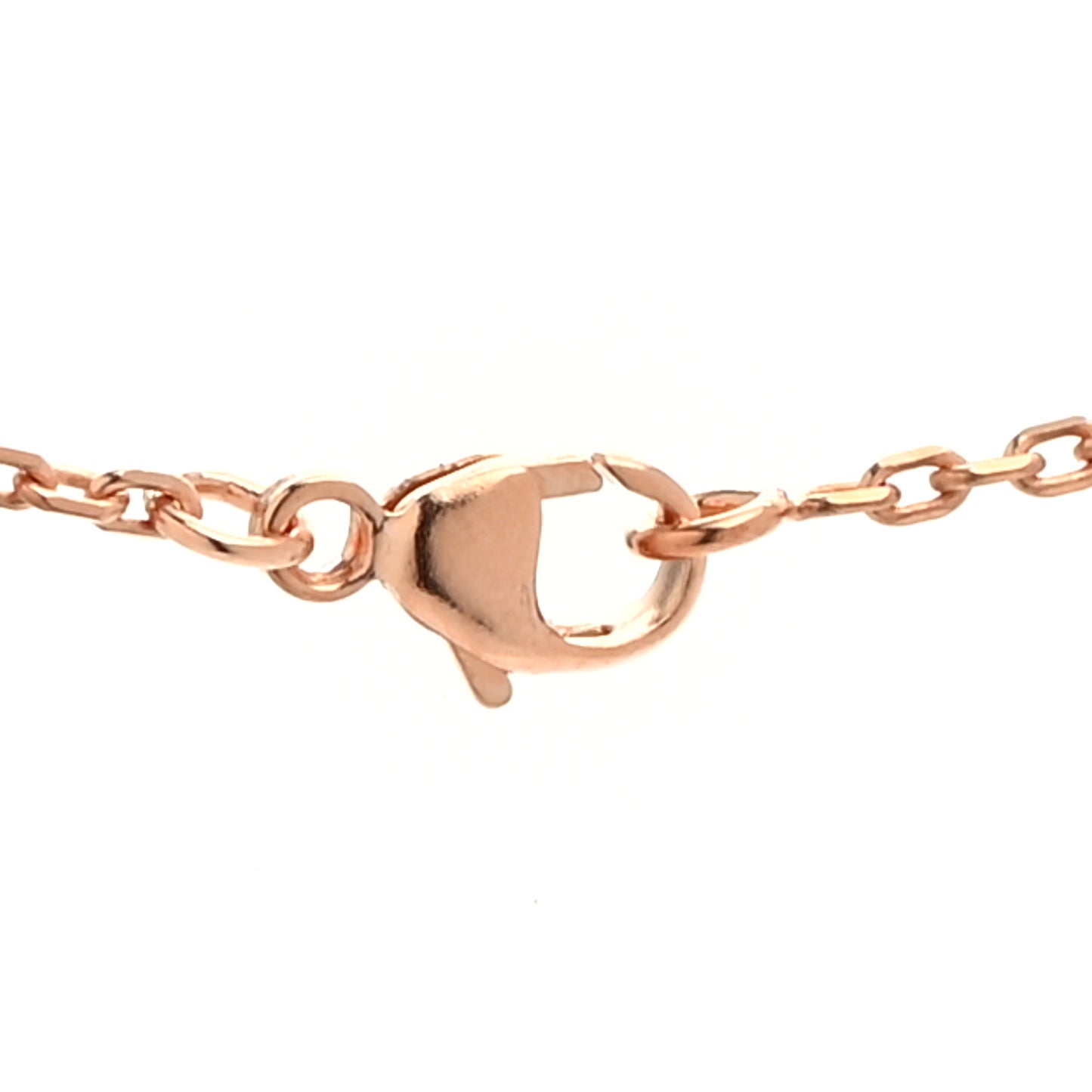 Lacquered Rose Gold Pop H Pendant Necklace Lilac