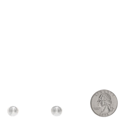 Tiffany Sterling Silver 10mm HardWear Ball Earrings 2 of 4