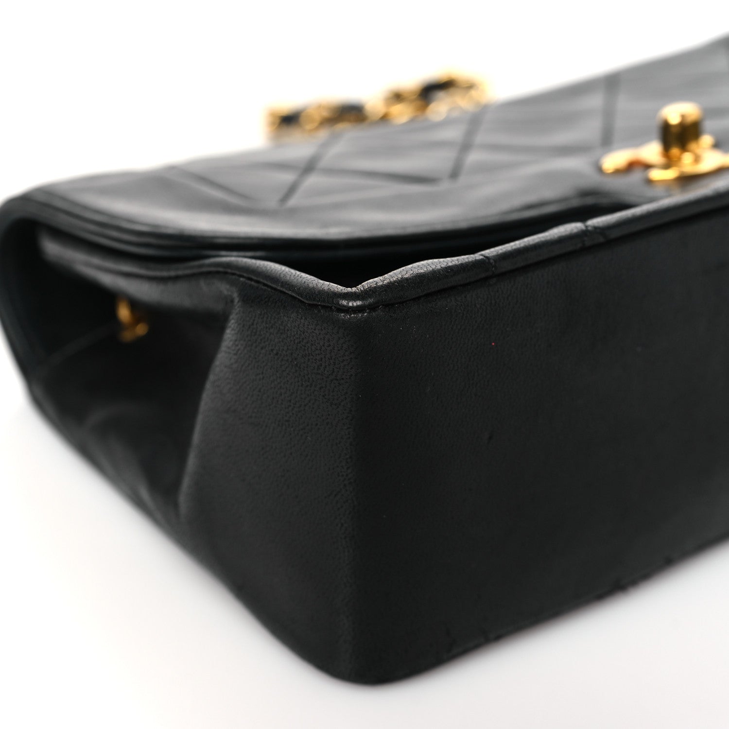 Chanel Lambskin Quilted Small Single Flap Black 9 of 10