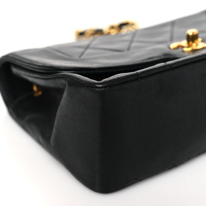 Chanel Lambskin Quilted Small Single Flap Black 9 of 10