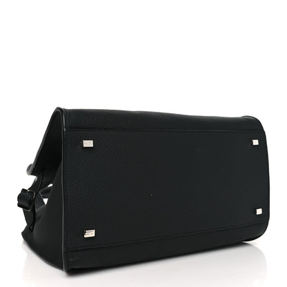 The Row Matte Grained Calfskin Soft Margaux 12 Black 4 of 10