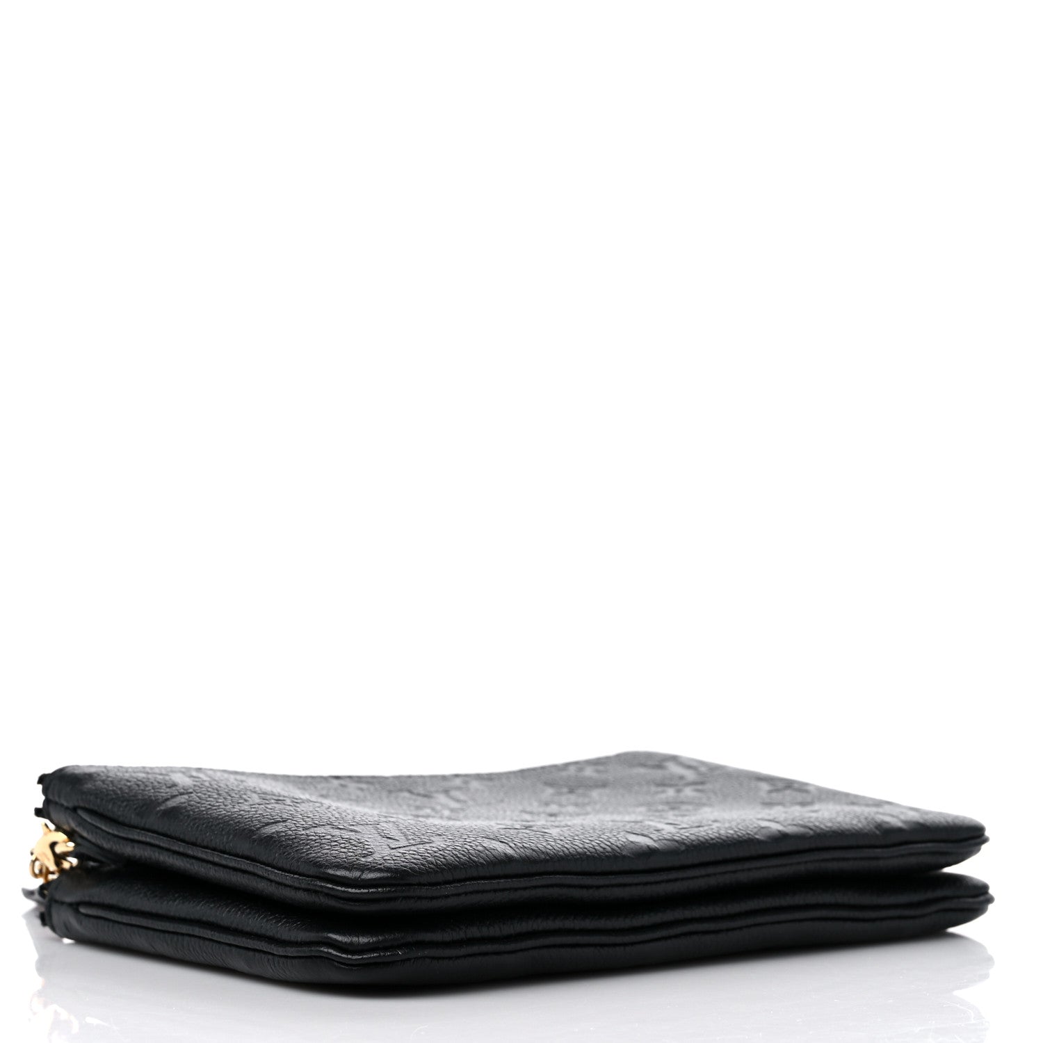 Louis Vuitton Empreinte Double Zip Pochette Black 4 of 10