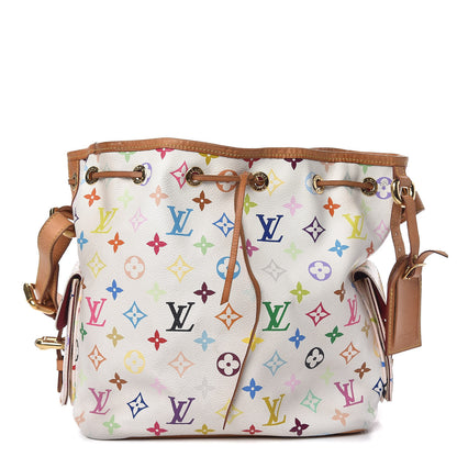 Louis Vuitton Monogram Multicolor Petit Noe White 1 of 14