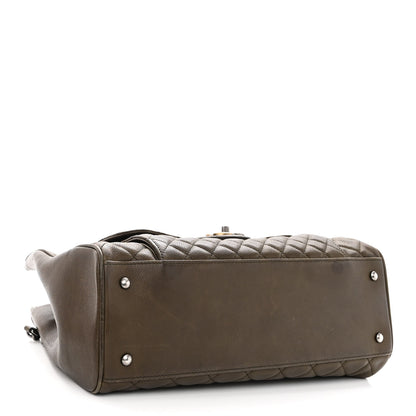Chanel Caviar Quilted Large Casual Pocket Tote Khaki 5 of 11
